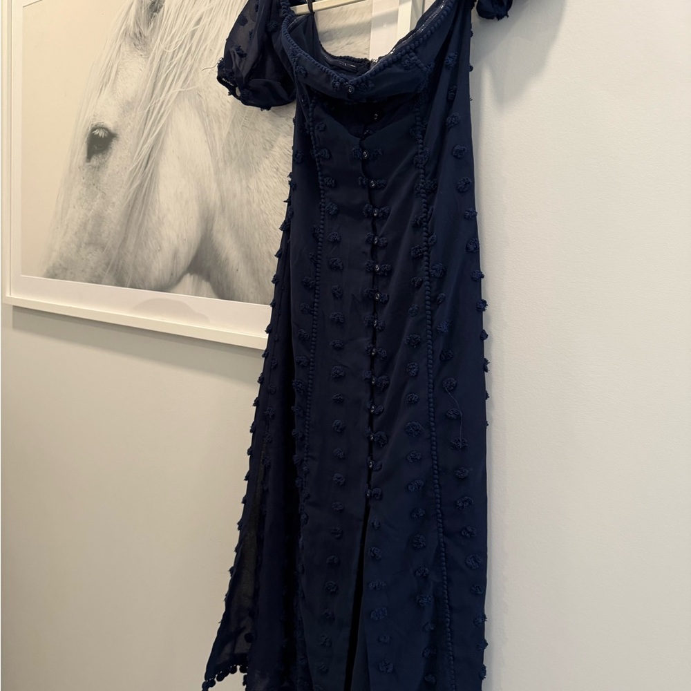 Tularosa Midnight Blue Long Sleeve Dress